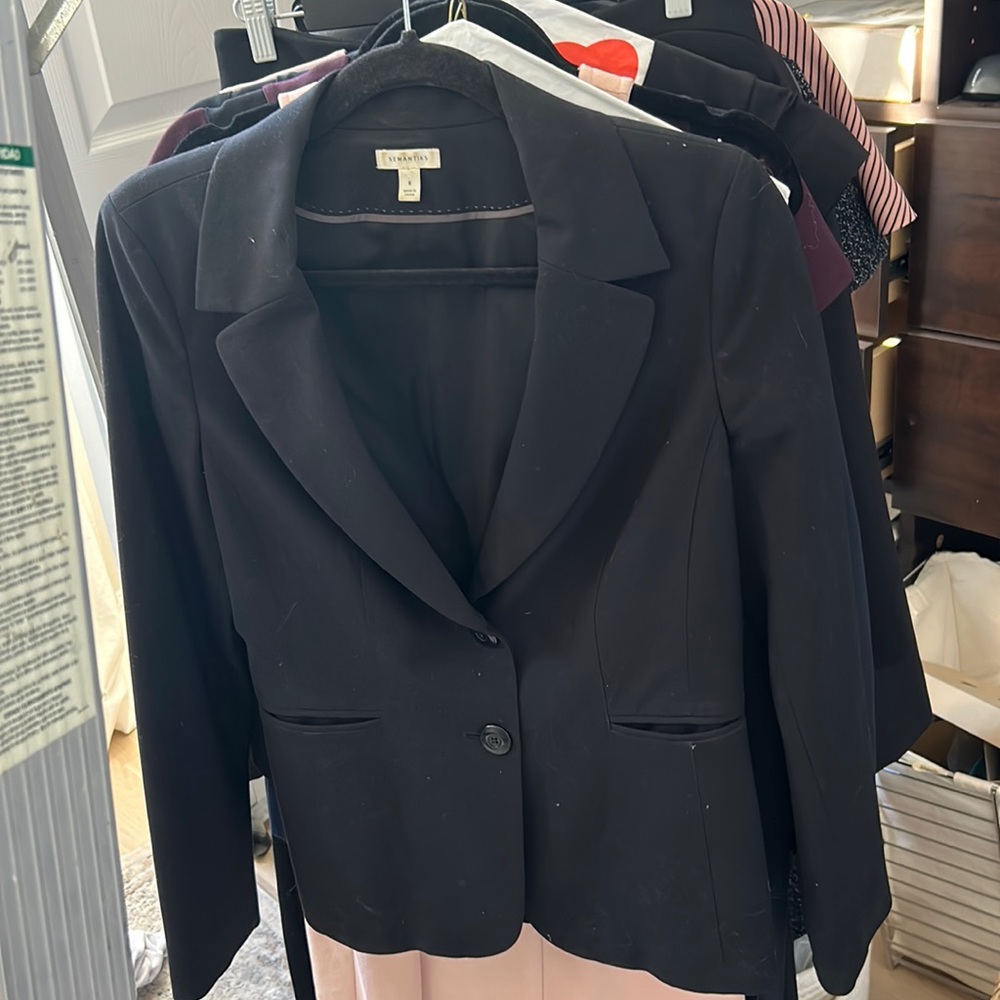 Semantiks black women’s blazer